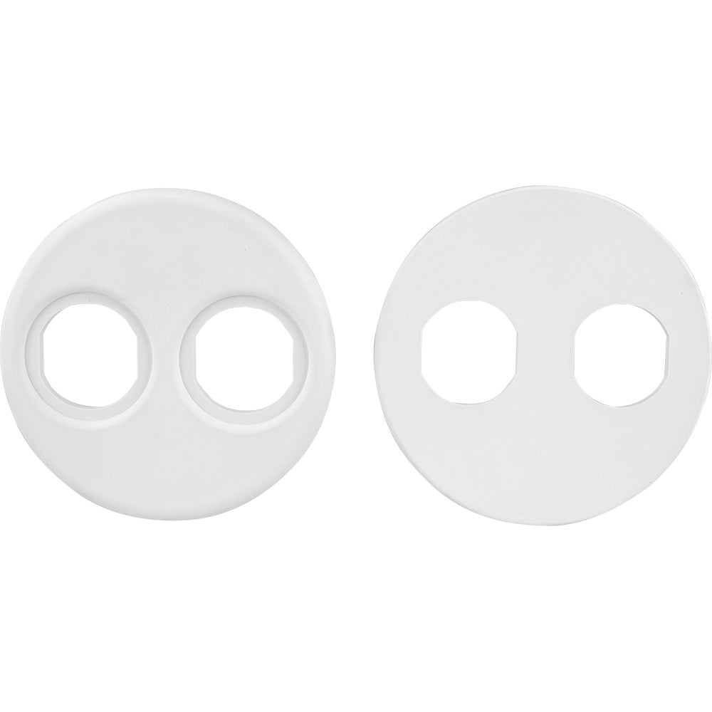 84470Sea-Dog 4" Gauge Power Socket Adapter Mounting Plate - White [426104-1]