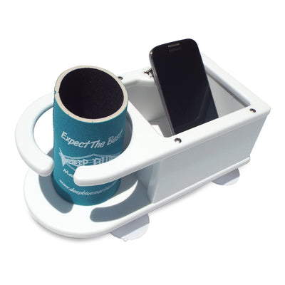 Deep Blue Marine MB-1 Single Cup Holder w/Storage [MB-1]