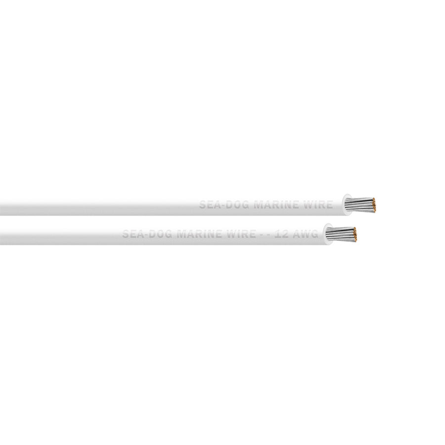 Sea-Dog 12 AWG White Primary Wire - 400' [8012056]