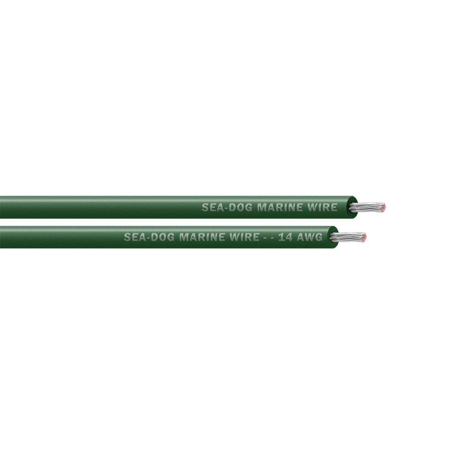 Sea-Dog 14 AWG Green Primary Wire - 250' [8014044]