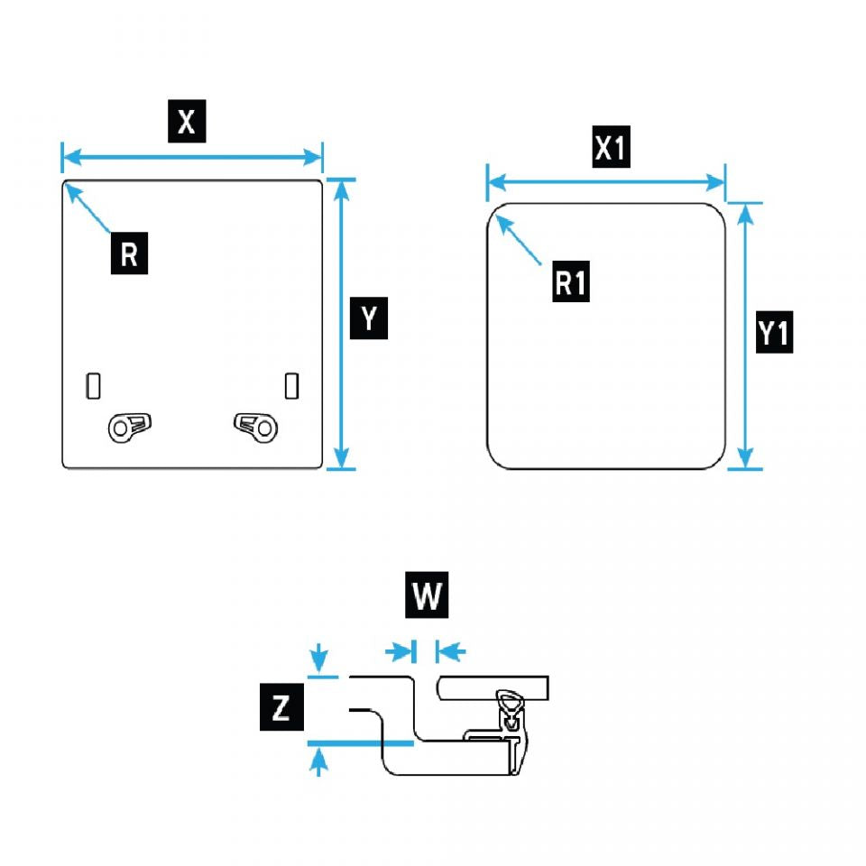 Lewmar Flush Hatch 2G Size 10
