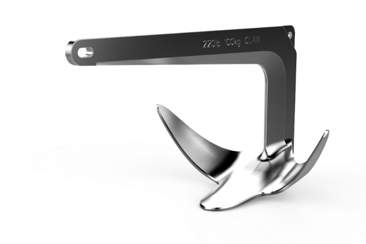 Lewmar Stainless Steel Claw Anchor 2.2 lbs. (1 kg)