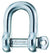 Wichard 13/32" Diameter D Shackle w/ Captive Pin