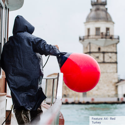 Polyform A-0 Buoy 8" Diameter - Red [A-0 RED]
