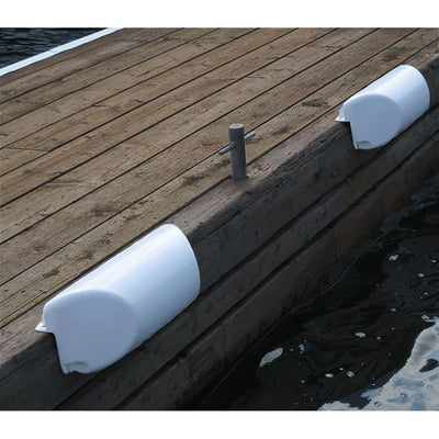 Dock Edge Dolphin Dockside Bumper 7" x 16" Straight - White [DE1060WF]