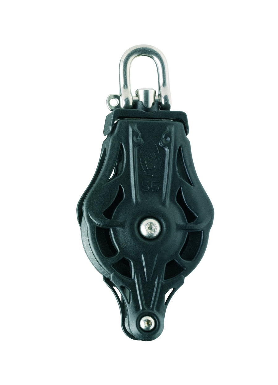 Wichard Single 2 11/64" (55mm) Block w/ Swivel Head & Becket