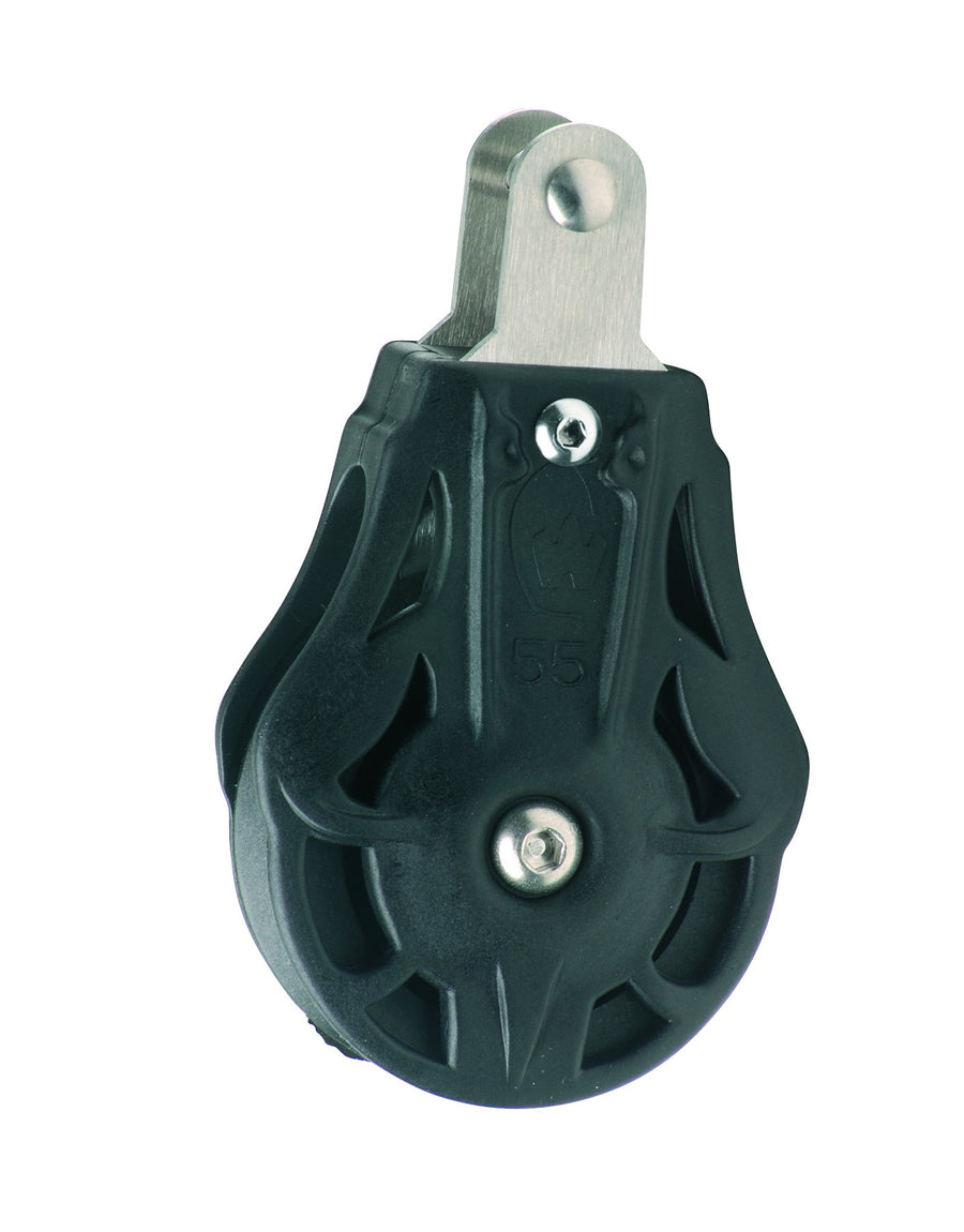Wichard Single 2 49/64" (70mm) Block w/ Fixed Head w/ Clevis