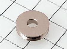 Schaefer 1 1/16" Nickel/Brass Sheave, Inside Dia. 5/16"