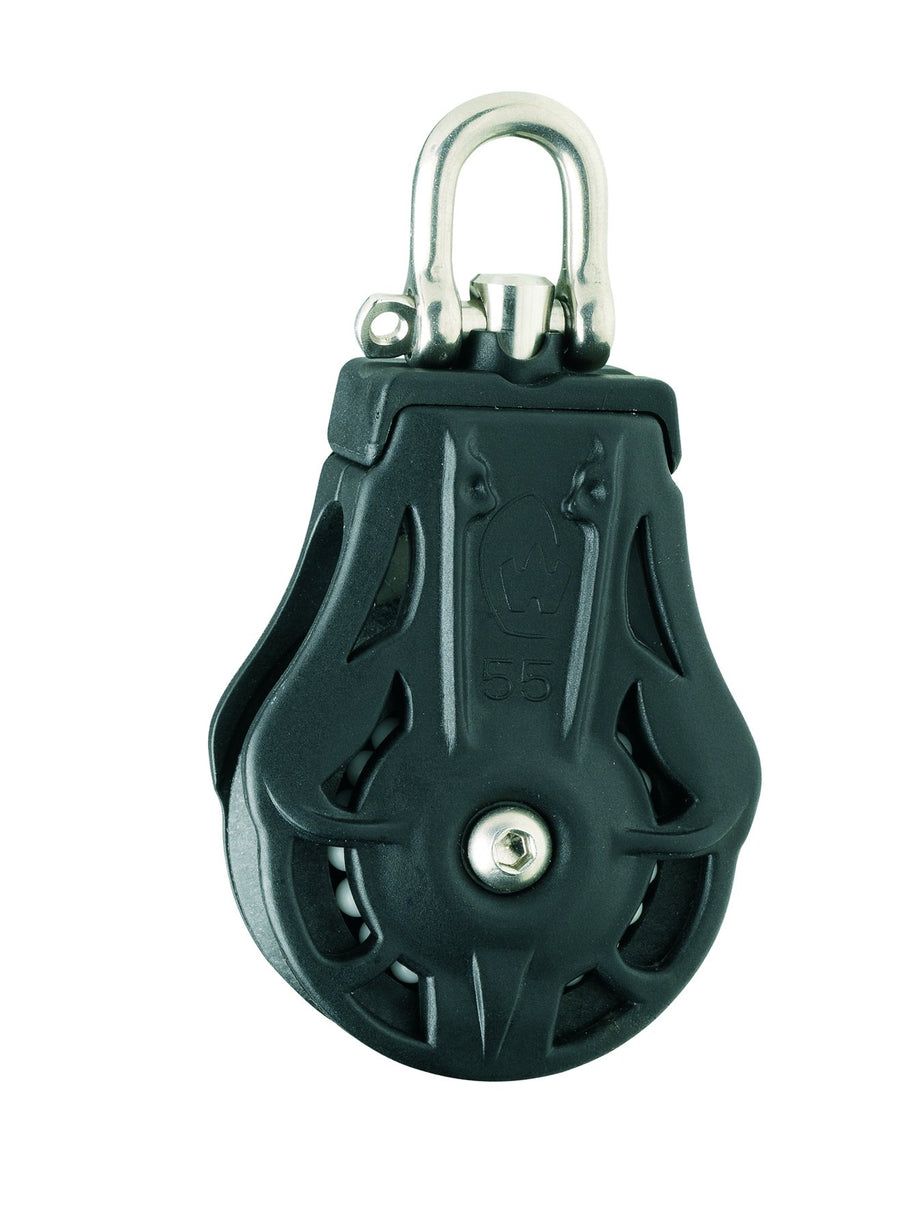 Wichard Single 1 49/64" (45mm) Ball Bearing Block w/ Swivel Head