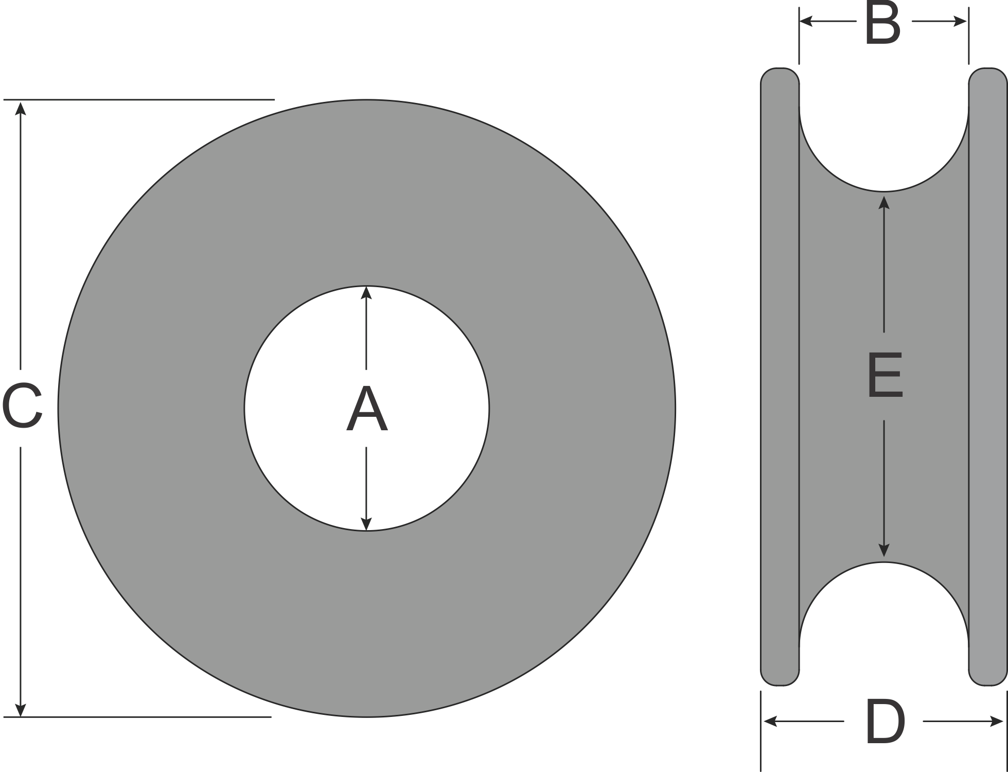 Tylaska 1/2" FR3 Low Friction Ring