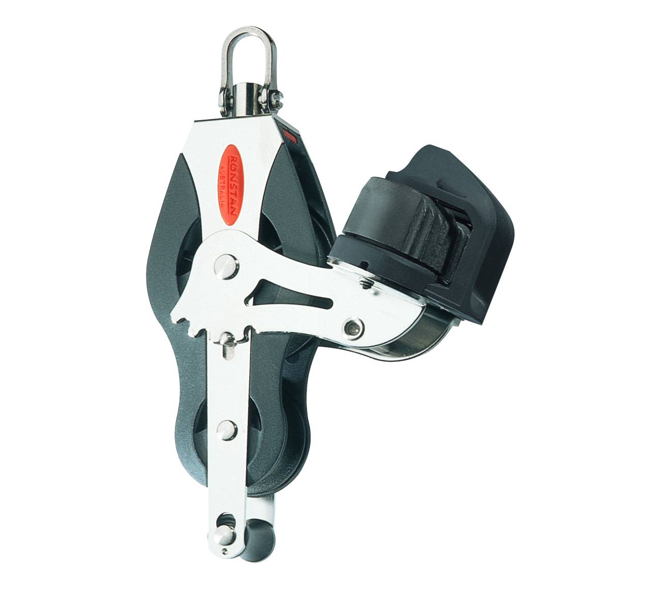 Ronstan Series 50 BB Fiddle Block w/ Becket & Cam Cleat